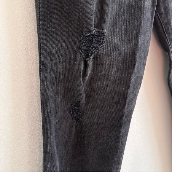 Current Elliot the crop skinny night wash distressed black jeans size 29 - Picture 3 of 6